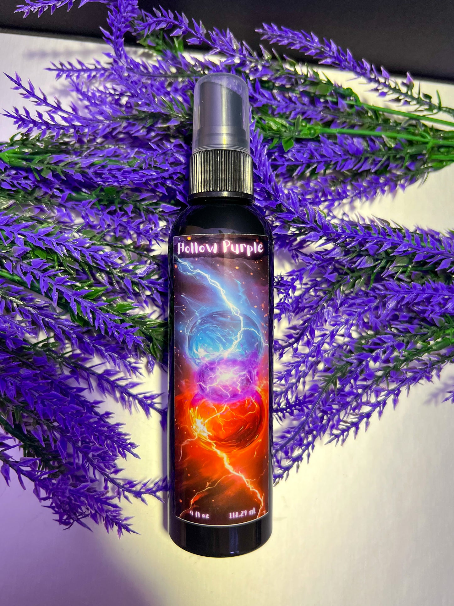 Hollow Purple Room & Linen Spray Lavender, Eucalyptus, Patchouli (Jujutsu Kaisen)