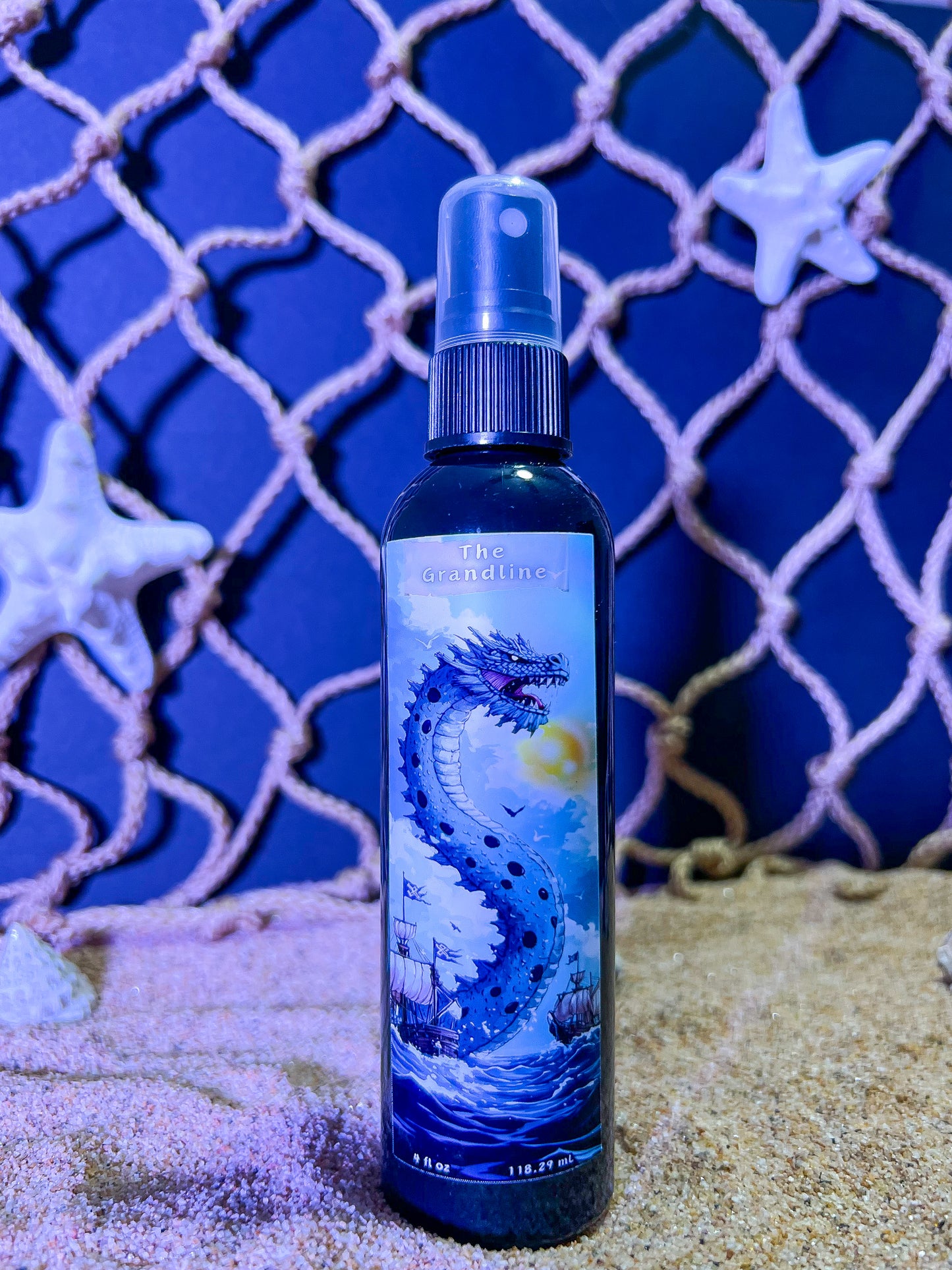 The Grand Line Room & Linen Spray Sea Salt Breeze, Orange Citrus (One Piece)
