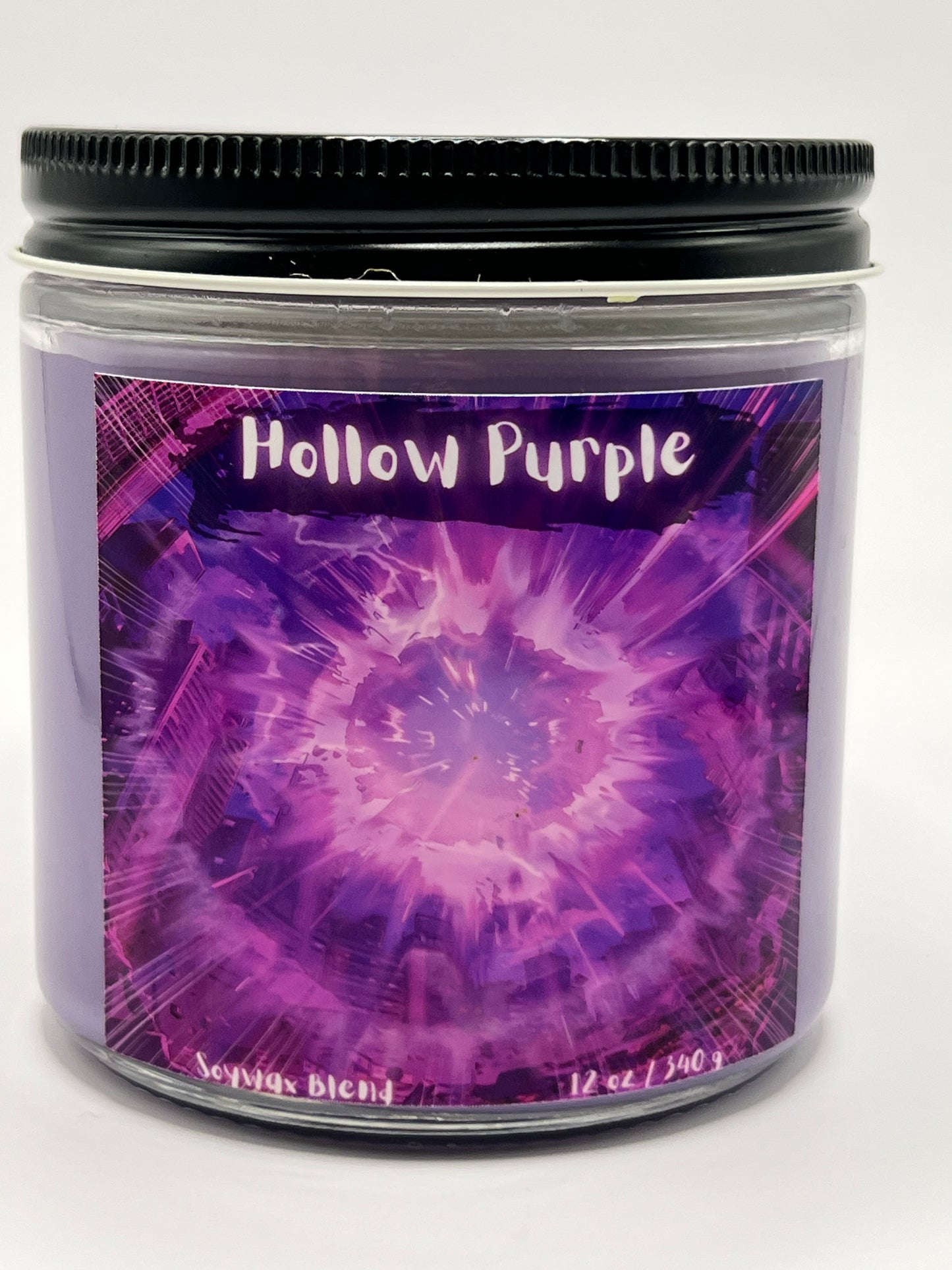 Jujutsu Kaisen Inspired Candle Hollow Purple