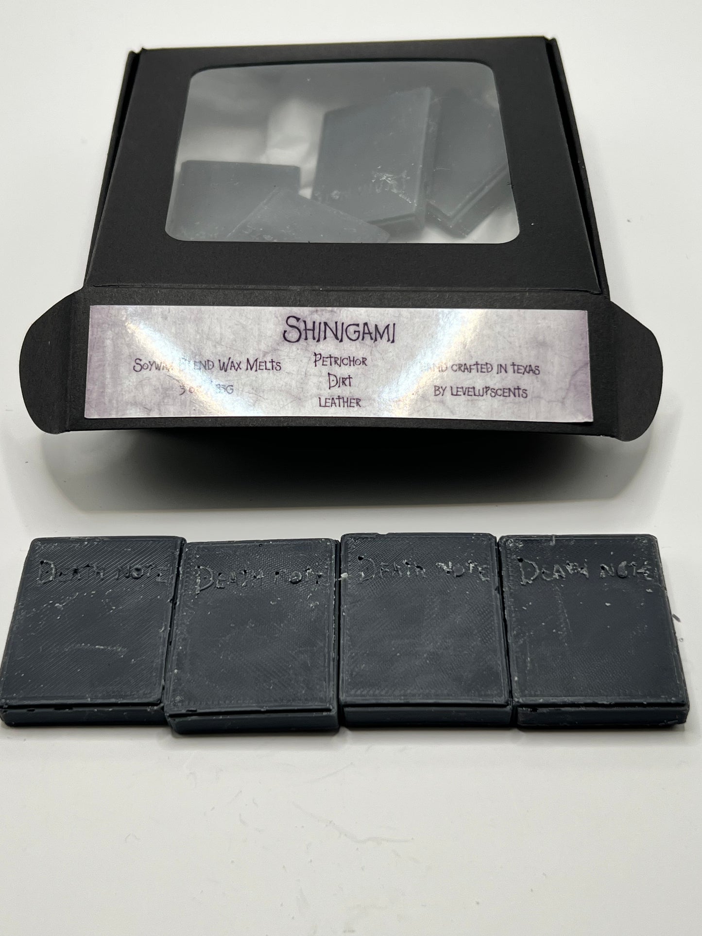 Shinigami Wax Melts - Petrichor, Dirt, Leather (Death Note)