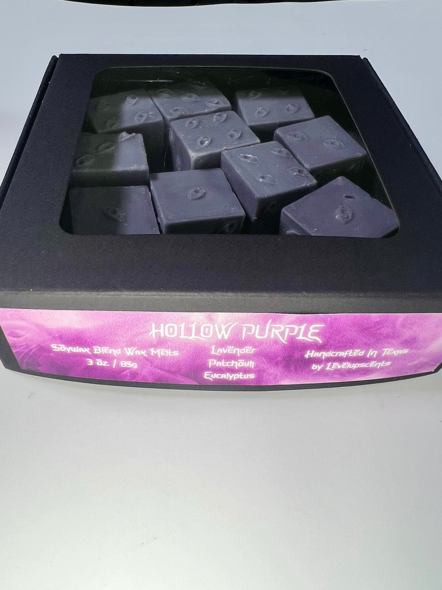 Hollow Purple Wax Melt Lavender, Eucalyptus, Patchouli (Jujutsu Kaisen)