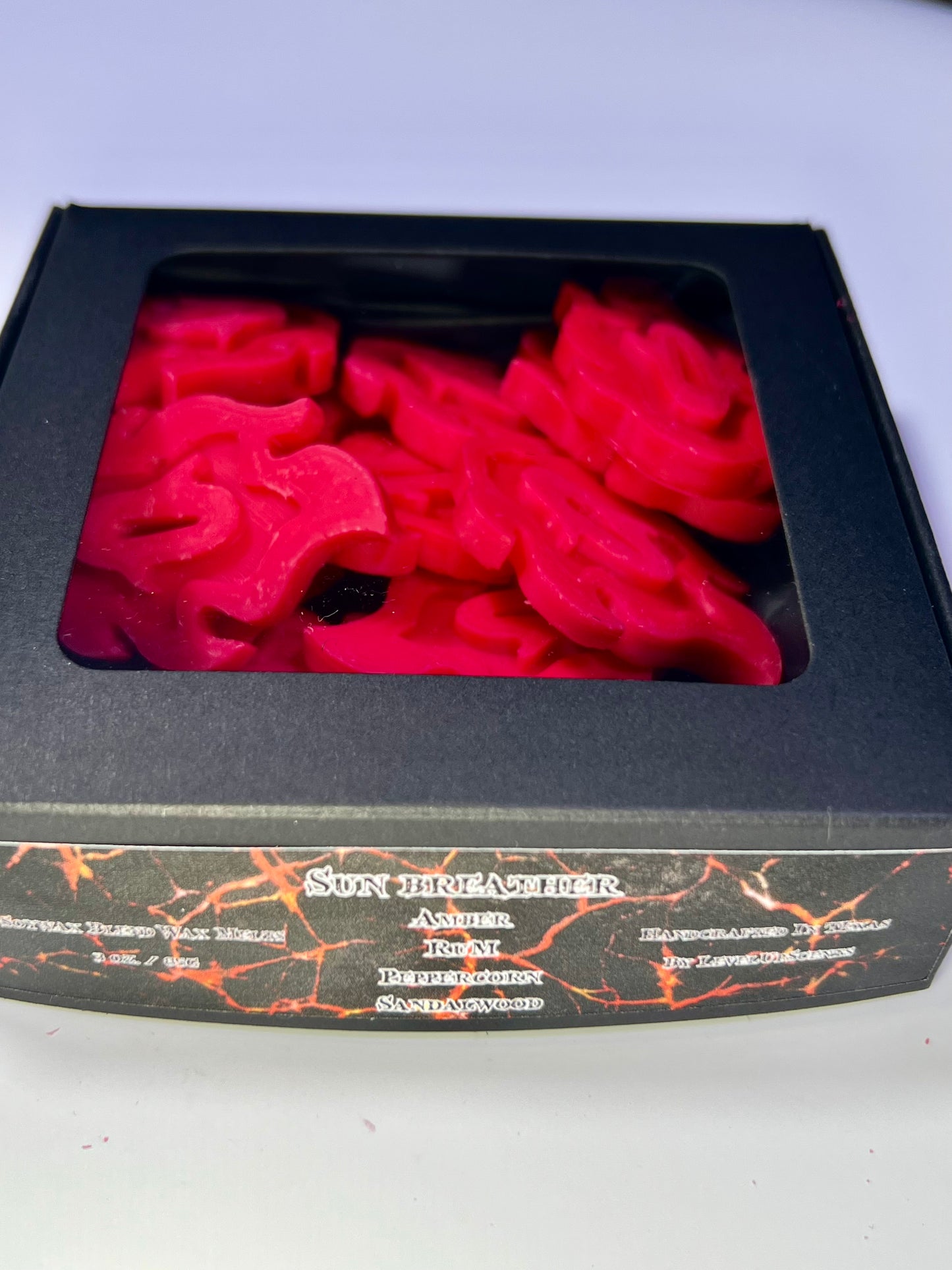 Sun Breather Wax Melts - Amber, Rum, Peppercorn, Sandalwood (Demon Slayer)