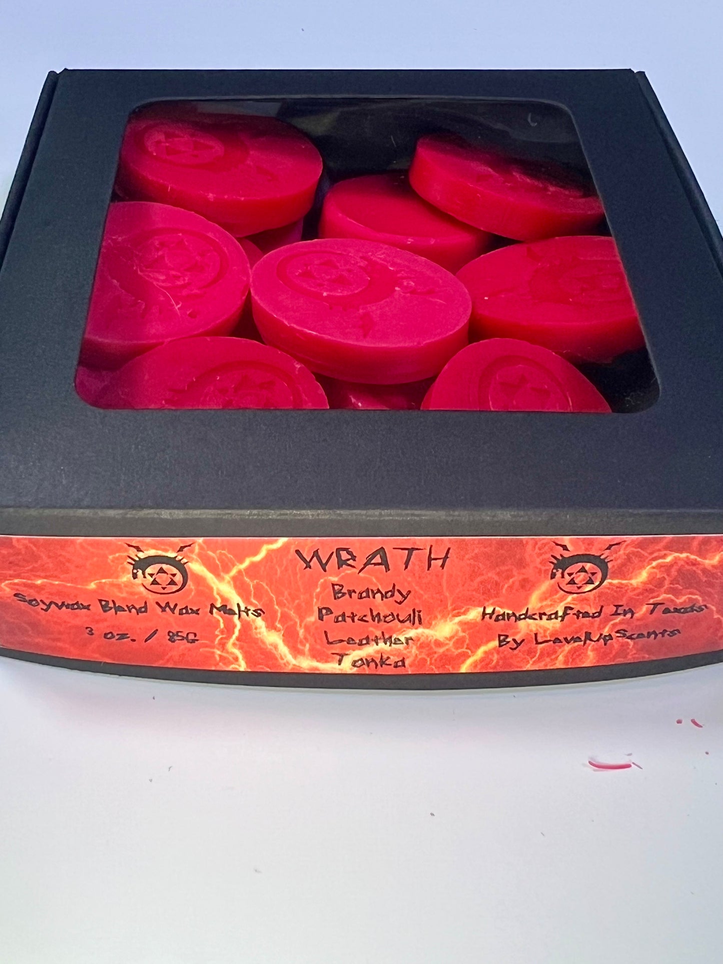 Wrath Wax Melts - Brandy Patchouli Leather Tonka (FMA)