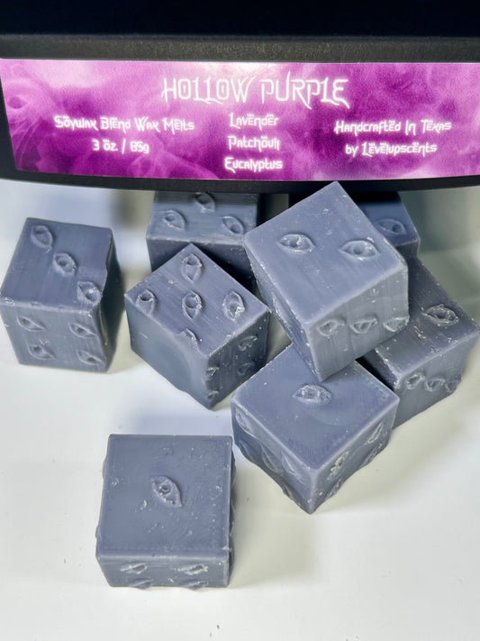 Hollow Purple Wax Melt Lavender, Eucalyptus, Patchouli (Jujutsu Kaisen)