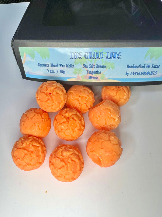 The Grand Line Wax Melts Sea Salt Breeze, Orange Citrus (One Piece)