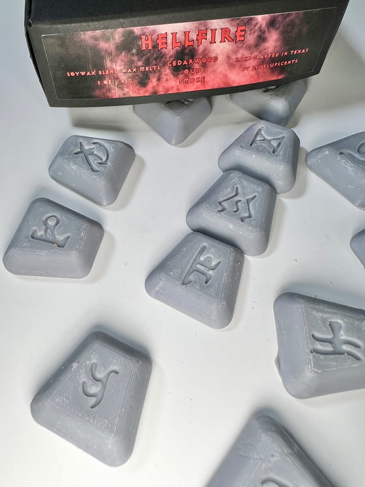 Hellfire Wax Melts Smoke, Oud, Clove (Diablo 2)