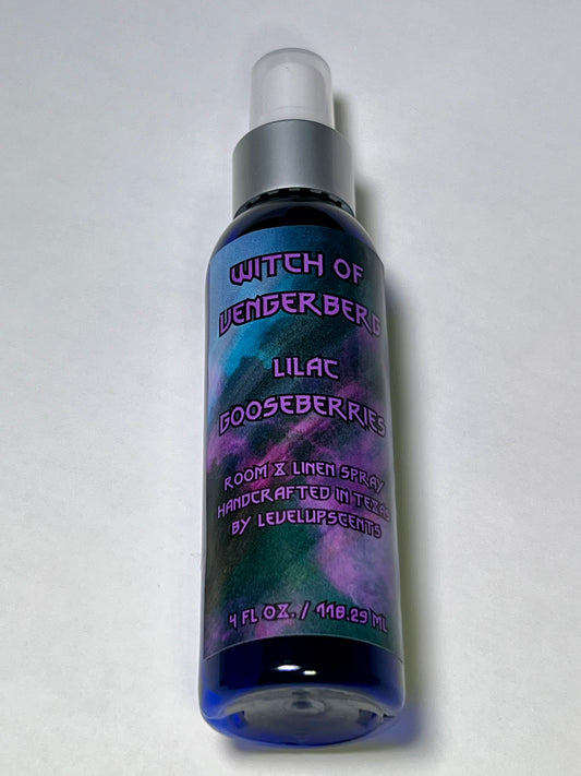 Witch of Vengerberg Room & Linen Spray - Lilac and Gooseberries (The Witcher)