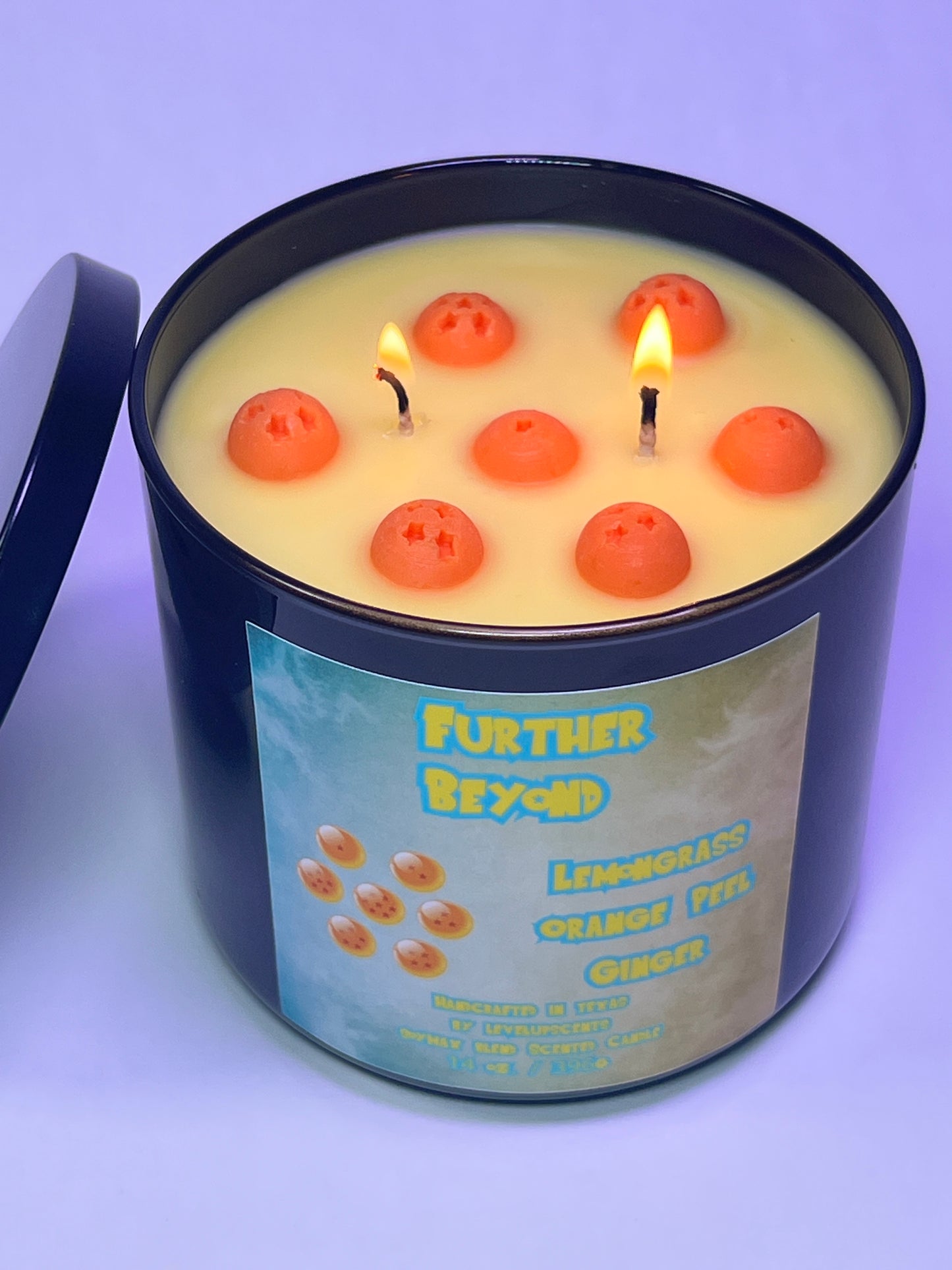 Further Beyond - Dragon Ball Z Inspired Candle